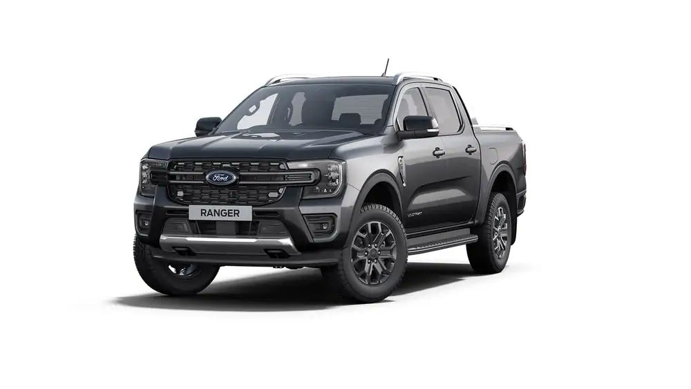 Nieuw Ford P703 ranger Dubbele Cabine Wildtrak 2.0 EcoBlue 205pk/151kW - A10 e-4WD AAN - Carbonized Gray, metaalkleur 1