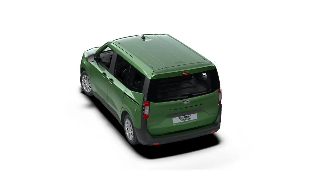 Nieuw Ford V769 tourneo courier Trend 1.0 Ecoboost 125pk / 92kw M6 BAG - Bursting Green, metaalkleur 4