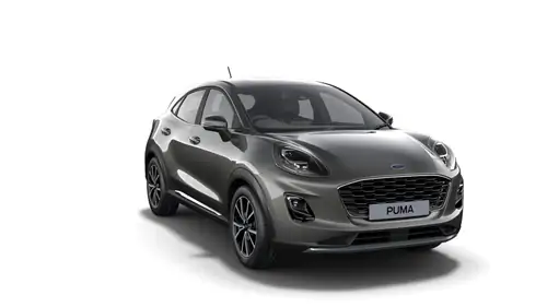 Nieuw Ford Puma Titanium X 1.0i EcoBoost mHEV 125ps / 92kW M6 AXQ - Metaalkleur: Magnetic