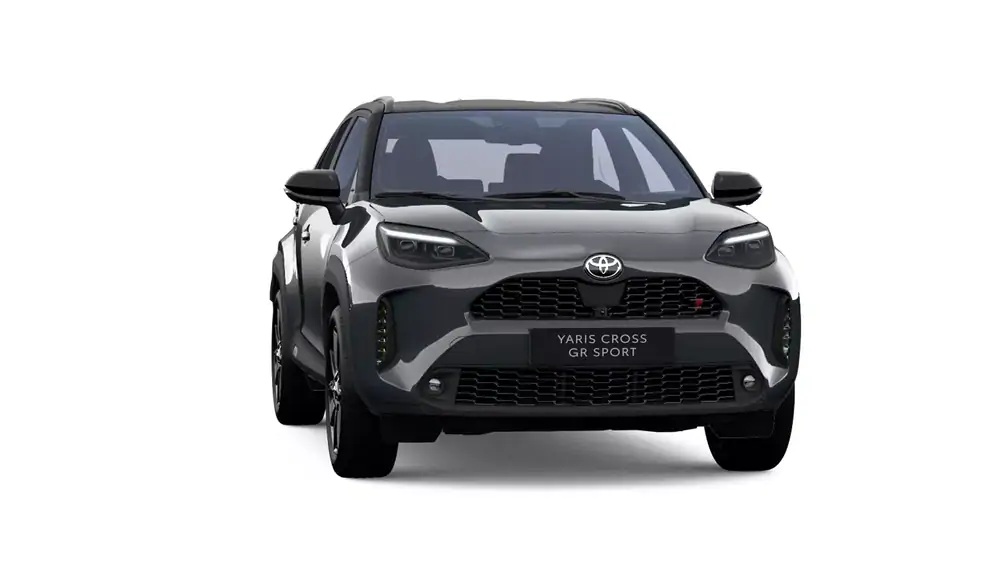 Nieuw Toyota Yaris cross B-SUV 1.5 TNGA HEV 130 2WD CVT GR Sport M29 - Storm Grey Metallic / Black 1