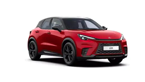 Nieuw Lexus Lbx B-SUV 1.5 TNGA HEV CVT Vibrant Edition L 2TB - Ruby / Black