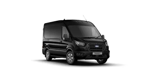Nieuw Ford Transit 2t mca 350M Gesloten bestelwagen L2 Limited A8 2.0 TD 165 pk N1 Eur PN4GM - Agate Black Metallic
