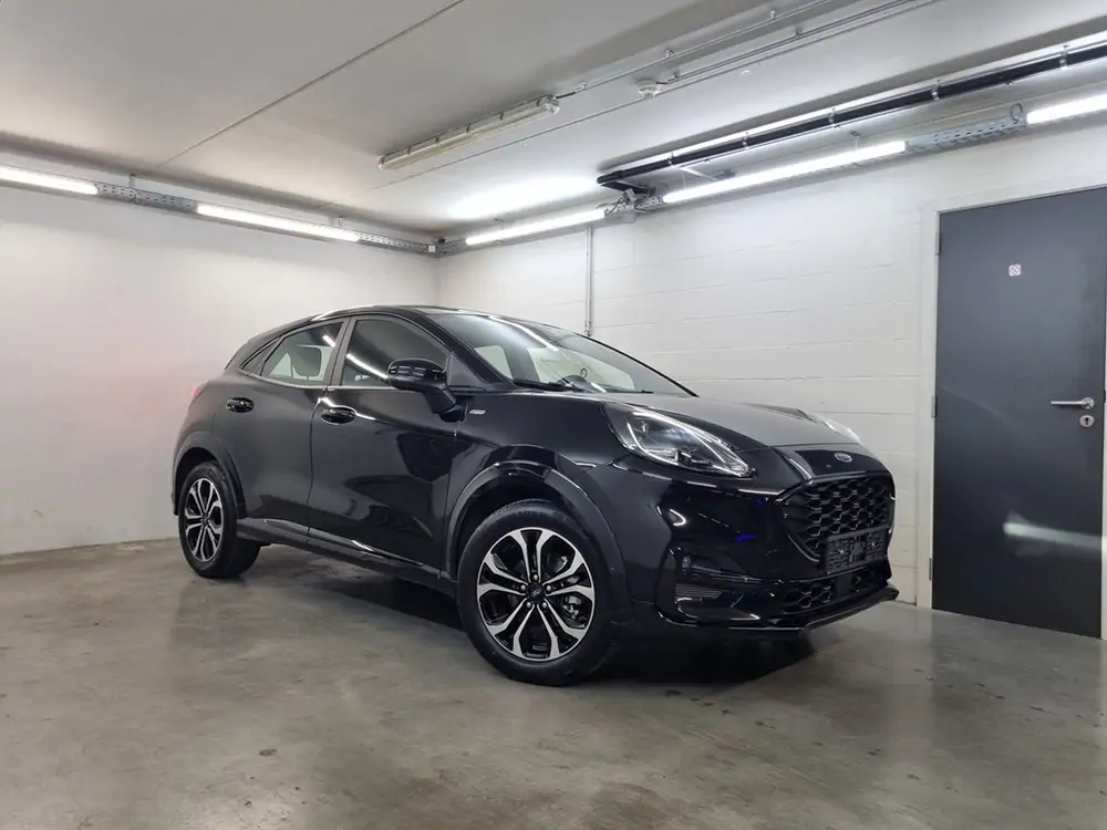 Occasie Ford Puma ST-Line 1.0i EcoBoost mHEV 125pk / 92kW A7 JKD - Metaalkleur "Agate Black" 2