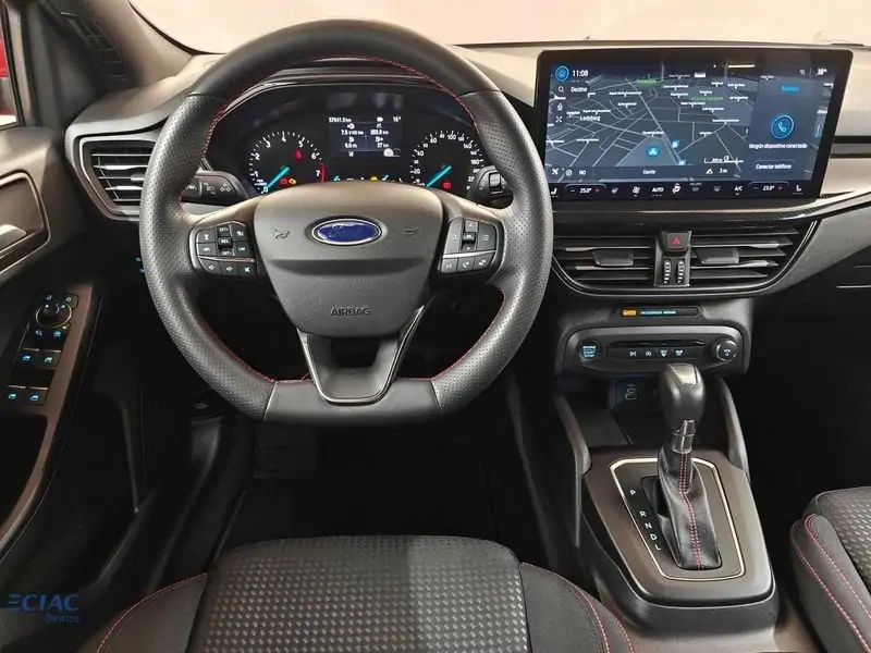 Occasie Ford Focus mca ST-Line X 1.0i EcoBoost 155pk / 114kW mHEV A7 - 5d PN4A7 - "Race Red" Niet-metaalkleur 3