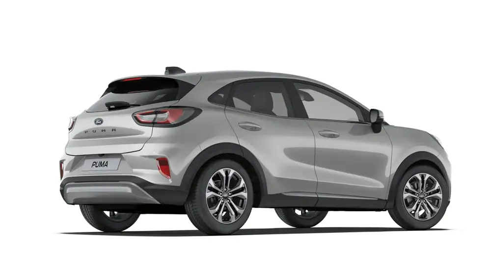 Nieuw Ford Puma mca (bx726) Titanium 1.0i EcoBoost mHEV 125pk / 92kW A7 PN4HS - Solar Silver, metaalkleur 4