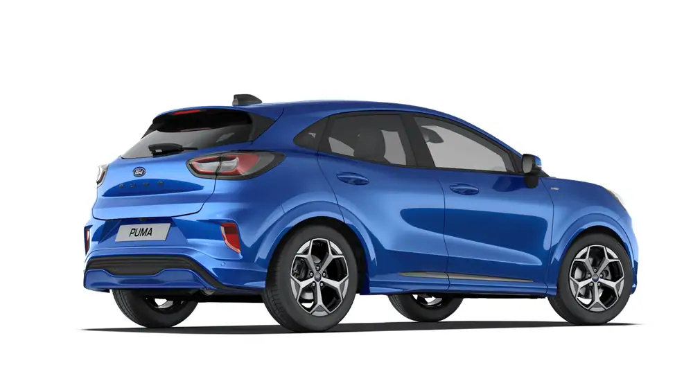 Nieuw Ford Puma mca ST-Line 1.0i EcoBoost mHEV 125pk / 92kW A7 4FZ - "Desert Island Blue" Exclusieve metaalkleur 4