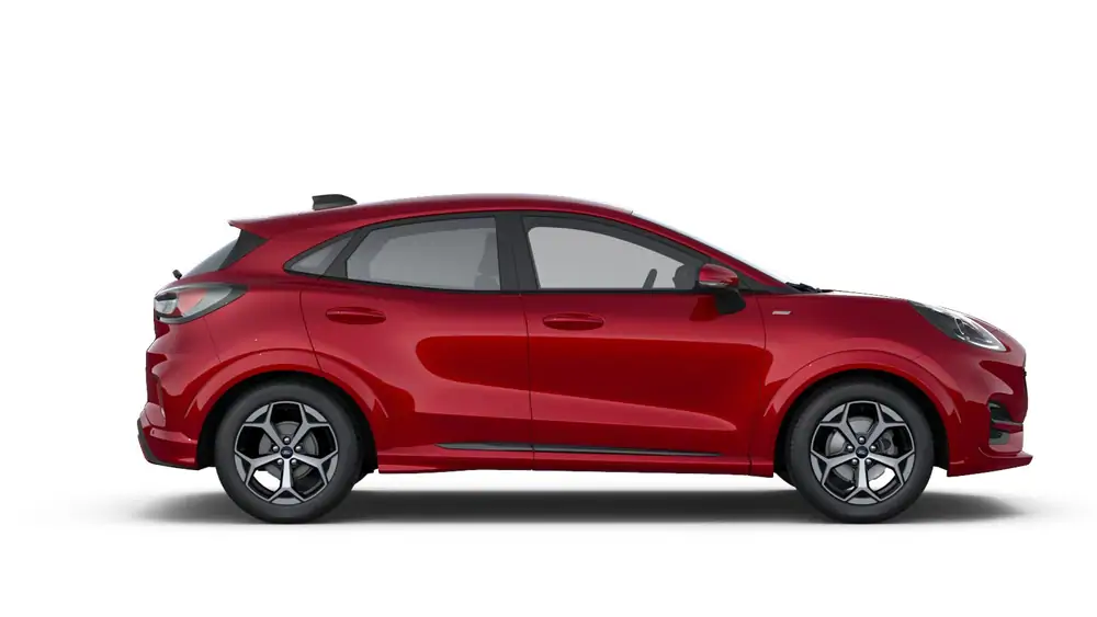 Nieuw Ford Puma mca (bx726) ST-Line 1.0i EcoBoost mHEV 125pk / 92kW M6 PN4JG - "Fantastic Red" Exclusieve metaalkleur 3