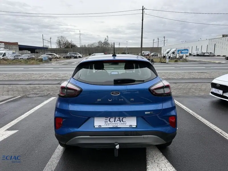 Occasie Ford Puma Titanium 1.0i EcoBoost mHEV 125pk / 92kW A7 2ZI - Speciale metaalkleur "Desert Island Blue" 6