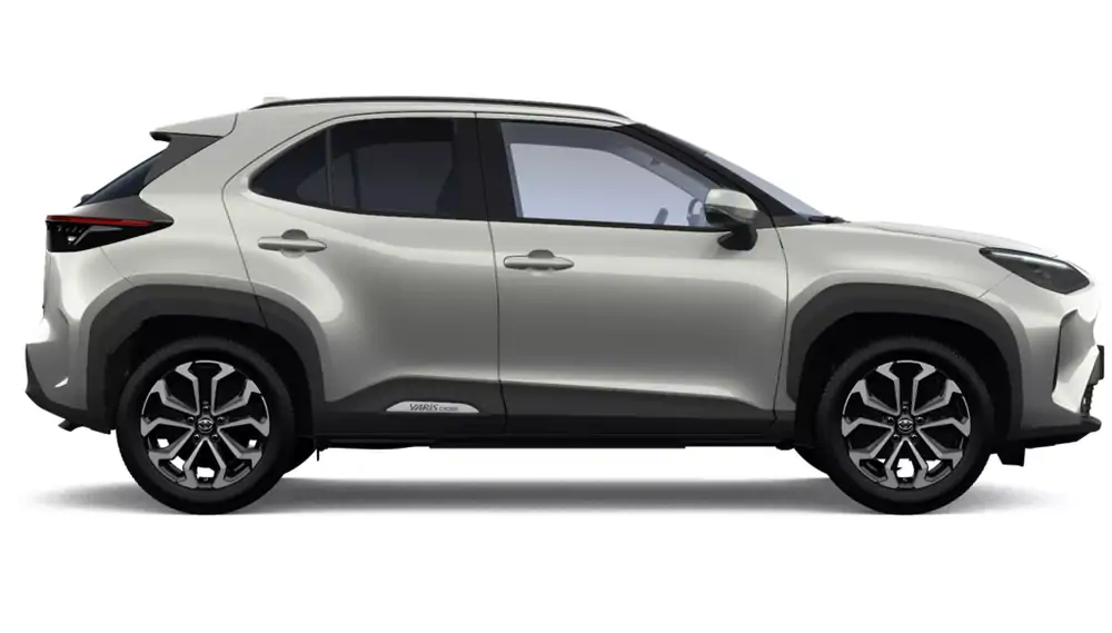 Nieuw Toyota Yaris cross B-SUV 1.5 TNGA HEV 2WD CVT Dynamic Plus 1L0 - Silver Metallic 2