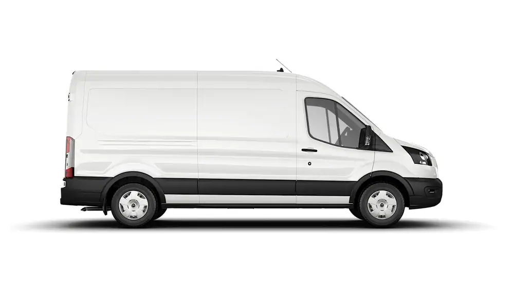 Nieuw Ford Transit 2t mca 350L Multi use: bestelwagen met dubbele cabine L3 Trend M6 RWD 2.0 TD 165 pk N1 Euro 6.2 BAA - Frozen White 2