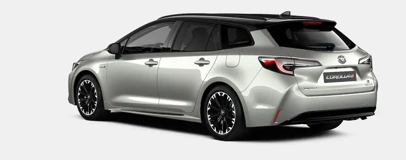 Nieuw Toyota Corolla hb & ts Touring Sports 1.8 Hybrid CVT GR Sport L 2RD - PRECIOUS SILVER/BLACK ROOF 2