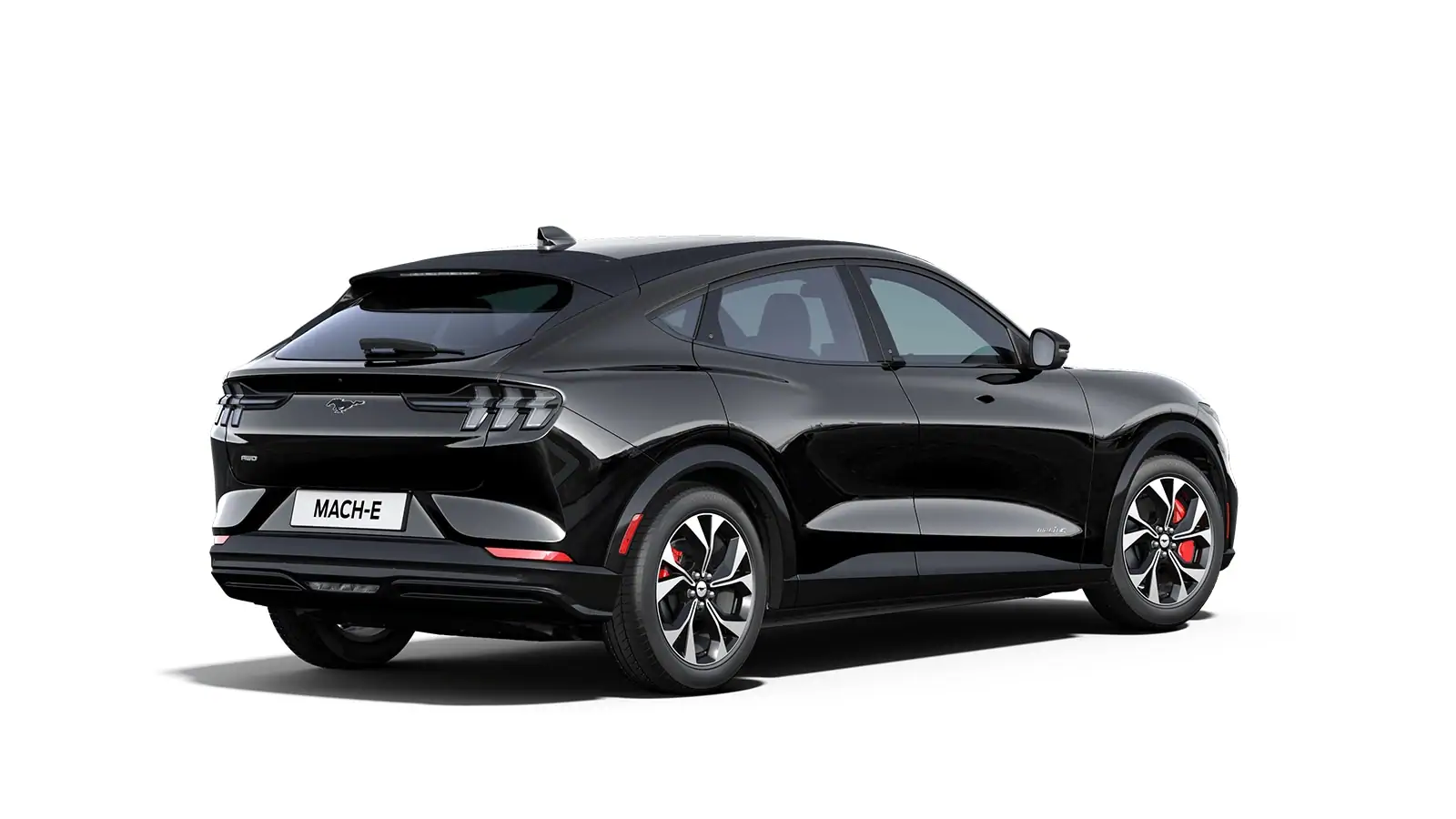 Nieuw Ford Mustang mach-e AWD 99kWh Extended Range 351pk/28kW - A1 7YB - "Absolute Black" Metaalkleur 4