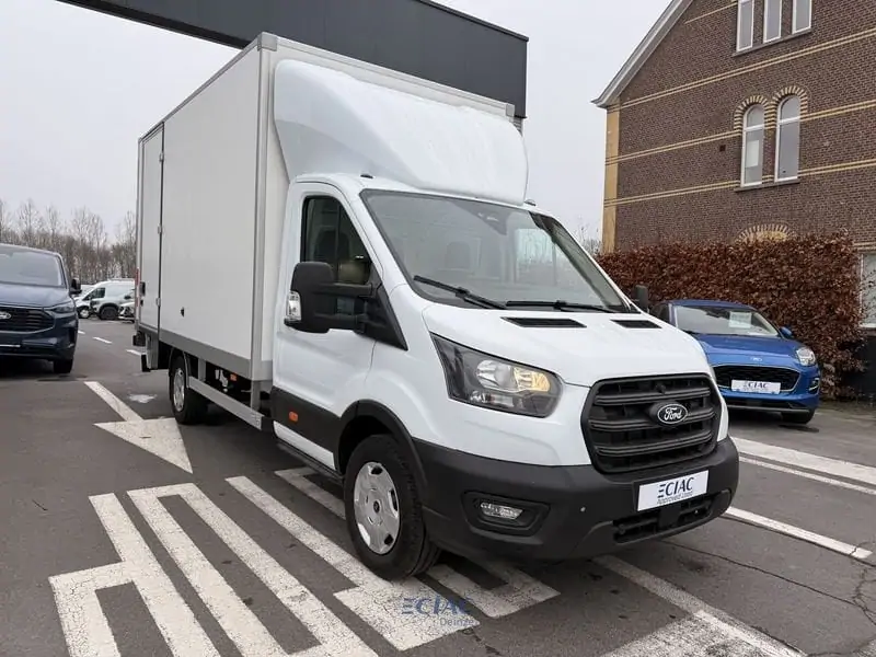 Nieuw Ford Transit 2t mca 350E Chassis enkele cabine L4 Trend M6 2.0 TD 130pk / 96kW N PN3GZ - "Frozen White" Speciale niet-metaalkleur 3