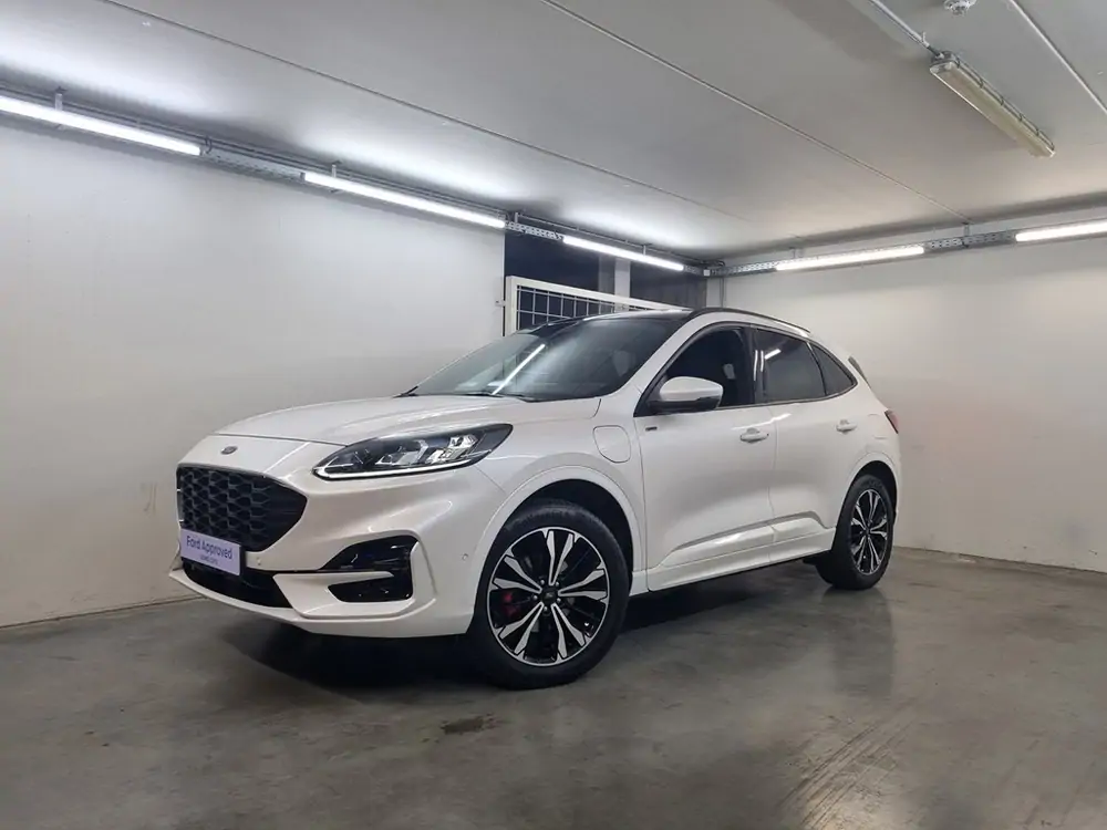 Occasie Ford All-new kuga ST-Line X 2.5i PHEV 225pk/165kW - HF45 Auto NYA - "Platinum White" Exclusieve metaalkleur 1