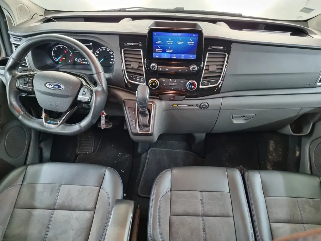 Nieuw Ford Transit custom 320L Multi use: bestelwagen met dubbele cabine L2 Limited A6 AXM - Metaalkleur: Moondust Silver 7