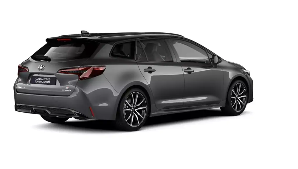 Nieuw Toyota Corolla hb & ts Touring Sports 1.8 Hybrid CVT GR Sport L 2MB - DARK GRAY METALLIC/BLACK RF 3