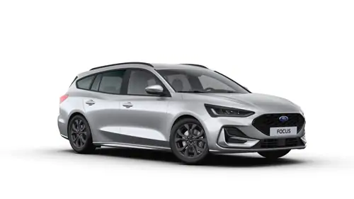Nieuw Ford Focus mca ST-Line X 1.0i EcoBoost 155pk / 114kW mHEV A7 - Clipper AAL - Moondust Silver, metaalkleur