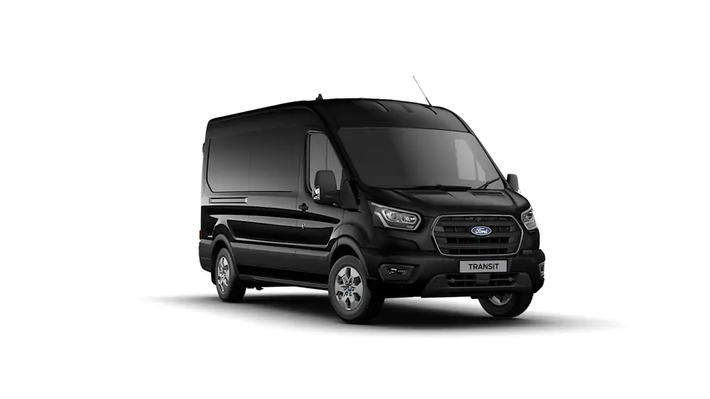 Nieuw Ford Transit 2t mca 350L Gesloten bestelwagen L3 Limited A8 2.0 TD 165 pk N1 Eur PN4GM - Agate Black Metallic 1
