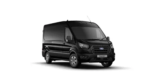 Nieuw Ford Transit 2t mca 350L Gesloten bestelwagen L3 Limited A8 2.0 TD 165 pk N1 Eur PN4GM - Agate Black Metallic