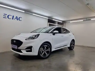 Demo Ford Puma mca ST-Line 1.0i EcoBoost mHEV 125pk / 92kW M6 PN3GZ - "Frozen White" Speciale niet-metaalkleur