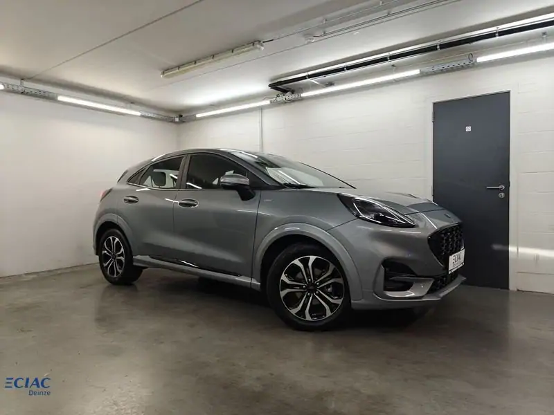 Occasie Ford Puma ST-Line 1.0i EcoBoost mHEV 125pk / 92kW A7 2ZM - Metaalkleur "Solar Silver" 2