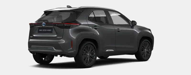 Nieuw Toyota Yaris cross B-SUV 1.5 TNGA HEV 2WD CVT Adventure LHD 2VU - Silver Metallic / Black 3
