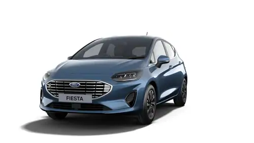 Nieuw Ford Fiesta mca Titanium 1.0i EcoBoost 100pk / 74 kW M6 BYB - Metaalkleur: Chrome Blue