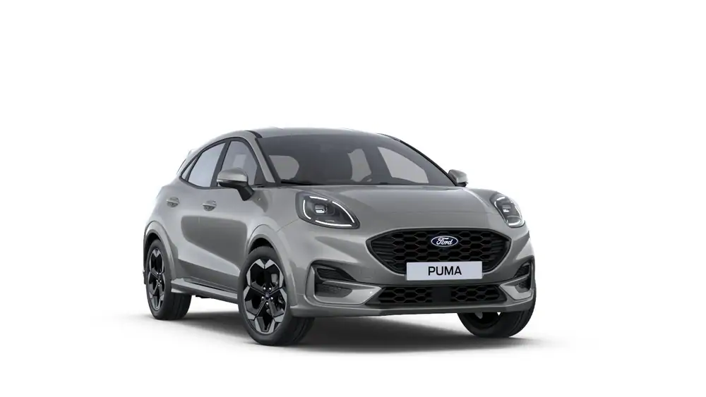 Nieuw Ford Puma mca (bx726) ST-Line X 1.0i EcoBoost mHEV 125pk / 92kW A7 PN4HS - "Solar Silver" Metaalkleur (Sound Edition) 1