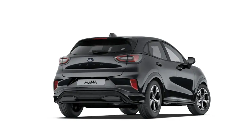 Nieuw Ford Puma mca ST-Line 1.0i EcoBoost mHEV 125pk / 92kW M6 PN4GM - "Agate Black" Metaalkleur 4