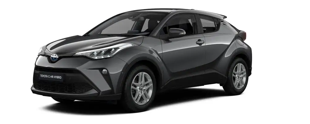 Nieuw Toyota Toyota c-hr 5 d. 2.0L HEV CVT Dynamic Plus Mono-Tone 1G3 - Grey Metallic 1
