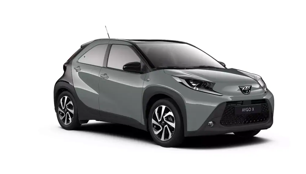 Nieuw Toyota Aygo x Hatchback 1.0L CVT pulse LHD 2VN - Urban Khaki (6X3)/ Black Mica 2