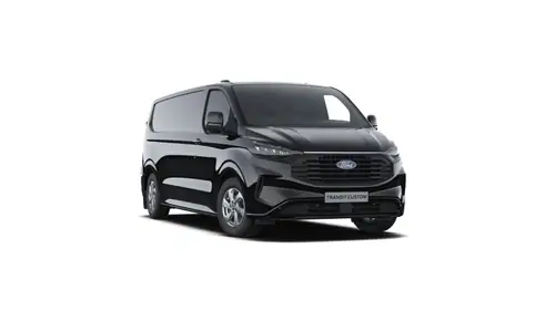 Nieuw Ford Transit custom v710 BESTELWAGEN 320L LIMITED 2.0TD136 T6.2 M6 FWD LWB 2.0 136pk PN4GM - AGATE BLACK