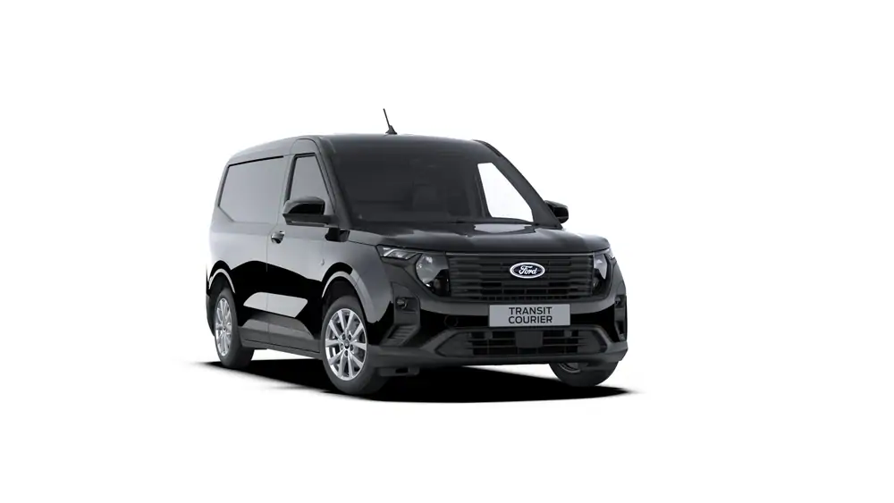 Nieuw Ford V769 transit courier Limited 1.0 Ecoboost 125pk / 92kw A7 1.0 Ecoboost PN4GM - "Agate Black" Metaalkleur 1