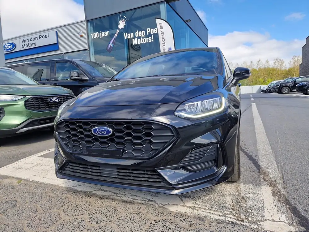 Occasie Ford Fiesta mca ST-Line 1.0i EcoBoost mHEV 125pk / 92kW A7 JKD - Metaalkleur "Agate Black" 3