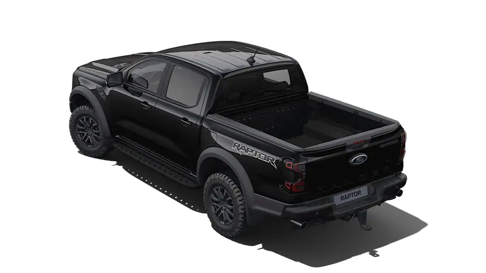Nieuw Ford P703 ranger raptor Dubbele Cabine - RAPTOR - 3.0 V6 Ecoboost 292 pk A10 PNZAT - "Absolute Black" Speciale metaalkleur 4
