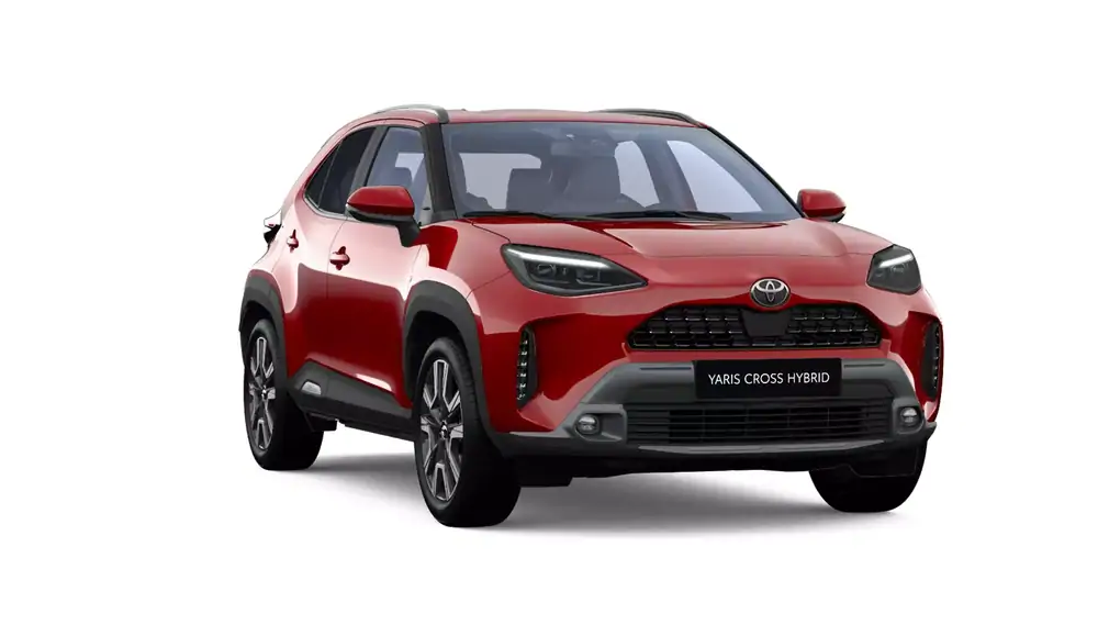 Nieuw Toyota Yaris cross B-SUV 1.5 TNGA HEV 2WD CVT Executive LHD 3U5 - Emotional Red 1
