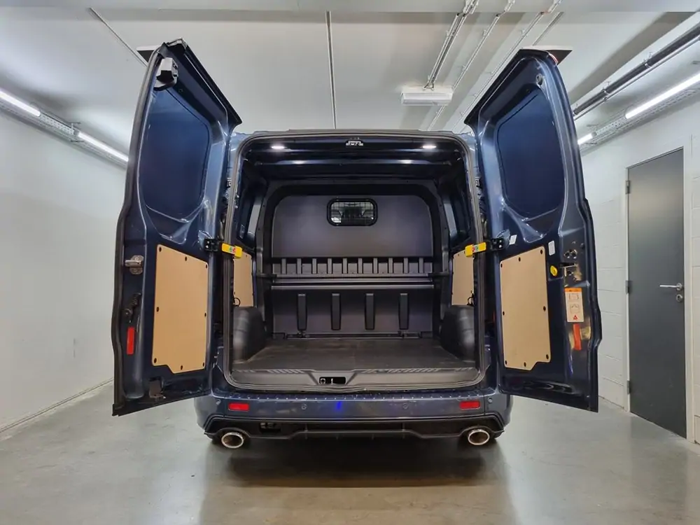 Nieuw Ford Transit custom 320L Multi use: bestelwagen met dubbele cabine L2 Limited A6 BYB - Metaalkleur: Chrome Blue 9