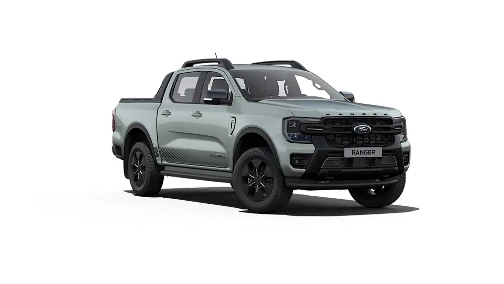 Nieuw Ford P703 ranger Dubbele Cabine Stormtrak 2.3 PHEV 281ps/207kW - A10 e-4WD PMYH6 - Chill Grey, metaalkleur 1
