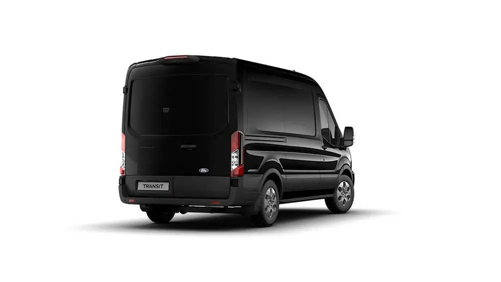 Nieuw Ford Transit 2t mca 350M Gesloten bestelwagen L2 Limited A8 2.0 TD 165 pk N1 Eur PN4GM - Agate Black Metallic 3
