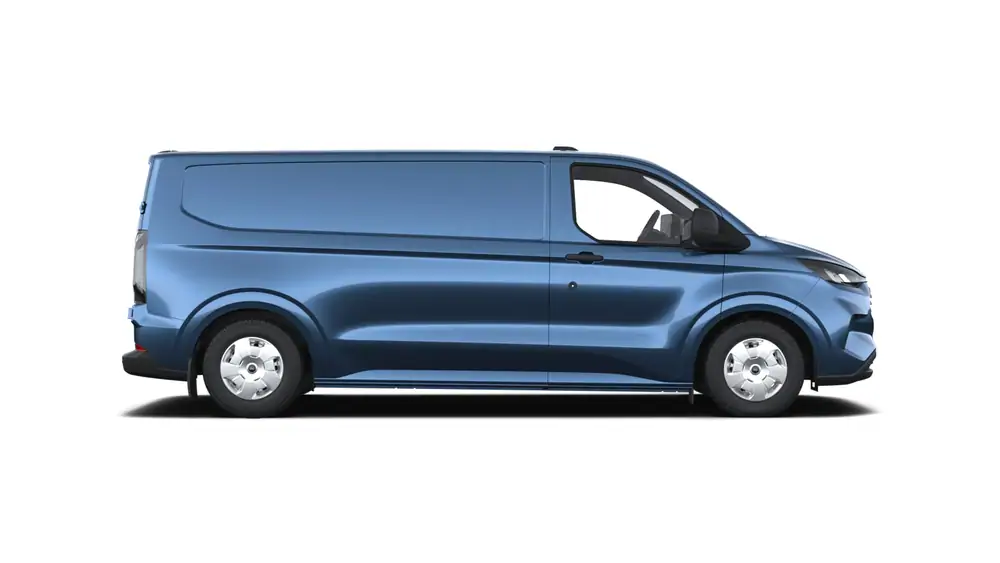 Nieuw Ford Transit custom v710 BESTELWAGEN 320S TREND 2.0TD136 T6.2 M6 FWD SWB 2.0 136pk N1 PN4FT - Metaalkleur: Blue Metallic (Chrome Blue) 2