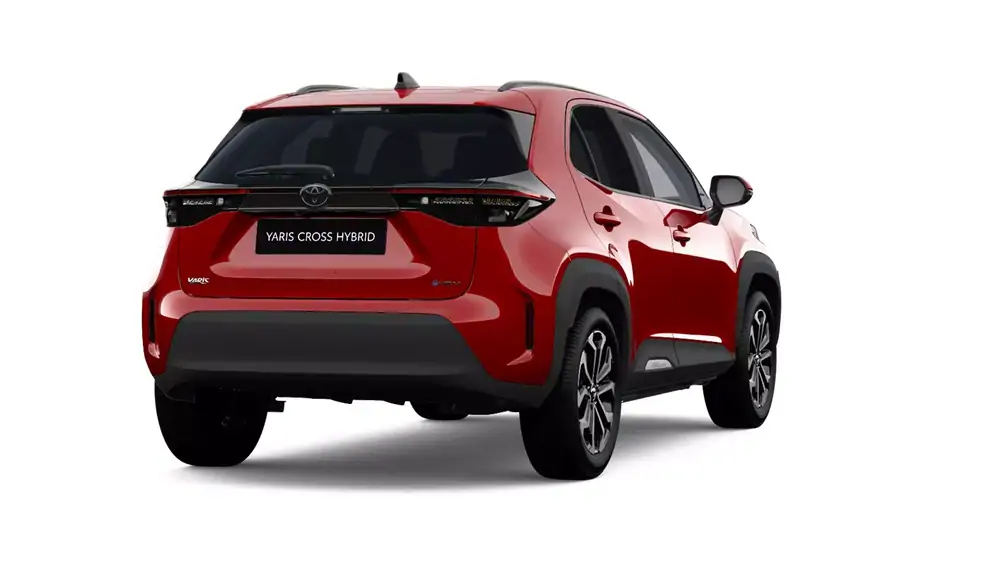 Nieuw Toyota Yaris cross B-SUV 1.5 TNGA HEV 2WD CVT Dynamic Plus 3U5 - Emotional Red 4
