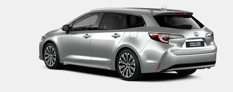 Nieuw Toyota Corolla hb & ts Touring Sports 1.8 Hybrid CVT Premium LH 1F7 - ULTRA SILVER METALLIC 2