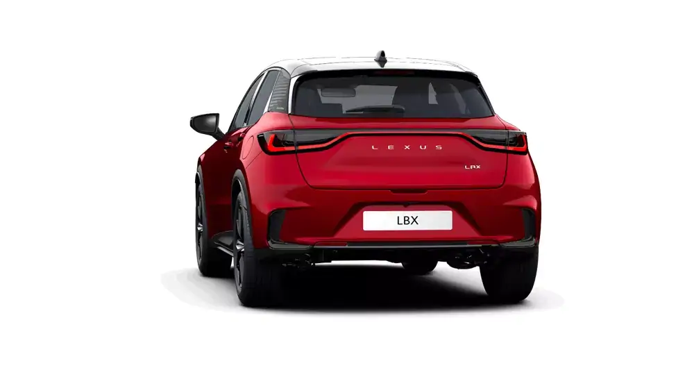 Nieuw Lexus Lbx B-SUV 1.5 TNGA HEV CVT Vibrant Edition L 2TB - Ruby / Black 3