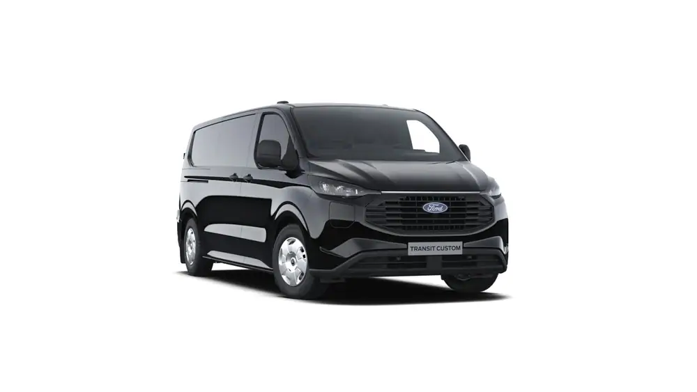 Nieuw Ford Transit custom v710 BESTELWAGEN 320L LIMITED 2.5T 227 T62P CT FWD LWB 2.5i 227pk PN4GM - AGATE BLACK 1