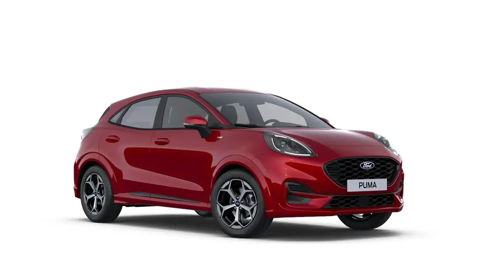 Nieuw Ford Puma mca (bx726) ST-Line 1.0i EcoBoost mHEV 125pk / 92kW M6 PN4JG - "Fantastic Red" Exclusieve metaalkleur 2