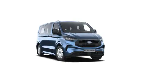 Nieuw Ford Transit custom v710 KOMBI M1 320L LIMITED 2.0TD150 S6.2 M6 FWD LWB 2.0 150pk PN4FT - CHROME BLUE