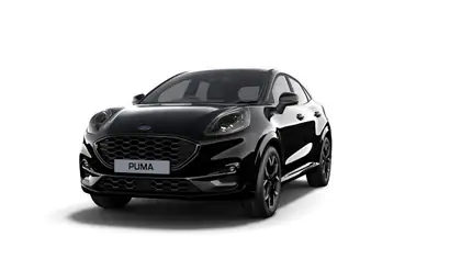 Nieuw Ford Puma ST-Line X 1.0i EcoBoost mHEV 125ps / 92kW M6 BYA - Metaalkleur: Agate Black