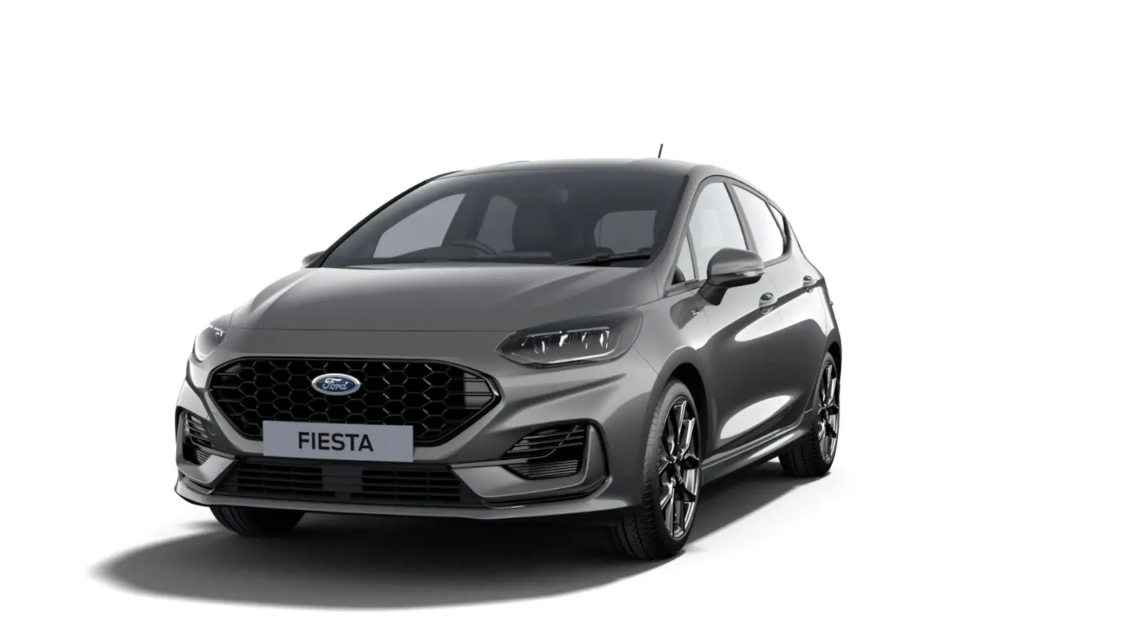 Nieuw Ford Fiesta mca ST-Line 1.0i EcoBoost 100pk / 74kW M6 JKQ - Speciale metaalkleur "Magnetic" 1