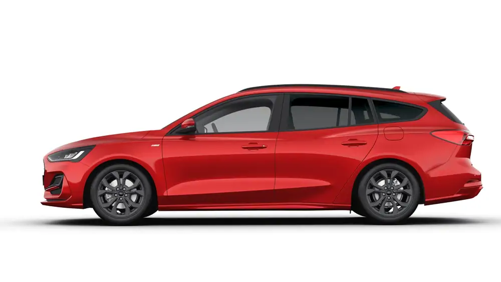 Demo Ford Focus mca ST-Line X 1.0i EcoBoost 155pk / 114kW mHEV A7 - Clipper PN4JG - "Fantastic Red" Exclusieve metaalkleur 2
