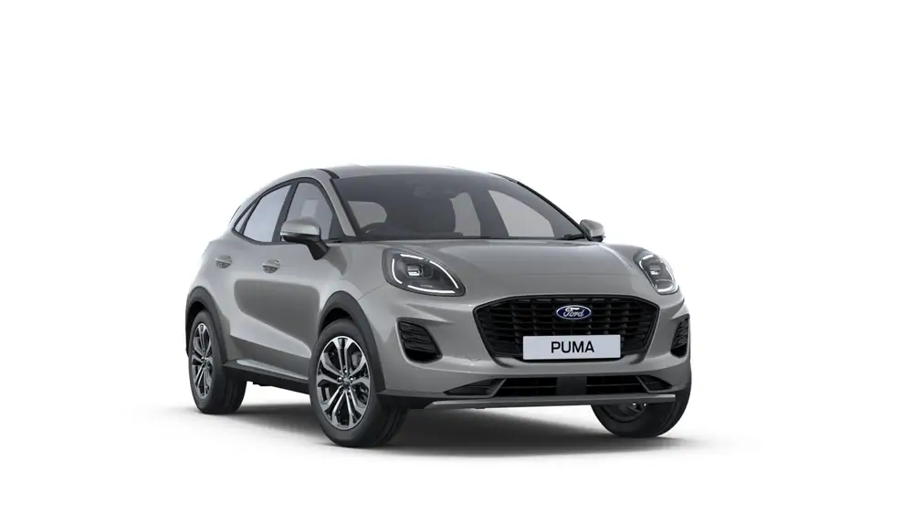 Nieuw Ford Puma mca (bx726) Titanium 1.0i EcoBoost mHEV 125pk / 92kW A7 PN4HS - Solar Silver, metaalkleur 1